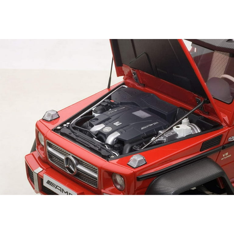 Mercedes G63 AMG 6X6 Red 1/18 Model Car by Autoart - Walmart.com