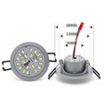 thumbnail image 1 of 1pc LED Downlight Lamp 5W 220V Integrated Light Cup LED Ampoule SpotLight Double Round Ceiling Recessed Umbrella LED Corn Bulb, 1 of 5