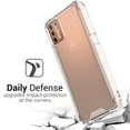 thumbnail image 6 of CoverON Motorola Moto G9 Plus Case, Slim fit Lightweight Hard Phone Cover, Clear TPU Bumper, 6 of 8