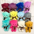 thumbnail image 5 of 30 piezas nuevas de 21 colores, mini llavero de oso de peluche de 12 cm, lindo oso colorido, juguetes de peluche para niña, colgante para bolso, regalos para niños, 5 of 5