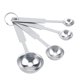 thumbnail image 1 of Juego De Cucharas Medidoras De Acero Inoxidable De 4 Piezas Que Incluyen 1/10 Cucharadita 1/2 Cucharadita 1 Cucharadita 1 Cucharada Para Medir Ingredientes Secos Y Líquidos, 1 of 5