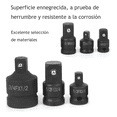 thumbnail image 4 of Juego Adaptadores Para Dados Y Llaves De Impacto 6 Pcs Malubero NEGRO ROJO, 4 of 5