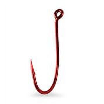 Mustad Barbless Octopus Fishing Hook (Red) - Size: 4/0