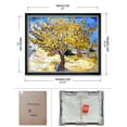 thumbnail image 6 of DECORARTS - The Mulberry Tree by Vincent Van Gogh Art Reproduction. Oversize Solid Wooden Frame Matching with Giclee Prints Canvas Wall Art. Total framed size: 43x35", 6 of 6