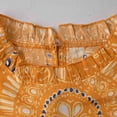 thumbnail image 4 of RXMEKW Robe Décontractée pour Femmes avec Imprimé Patchwork et Manches Volantées, Robe Midi Style Vacances Grande Taille pour le Printemps et l'Été, 4 of 9