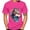 Hot Pink, variant on Summer Shirts for Men Fashion Animal Pattern 3D Printed Crew Neck Short Sleeve Summer Loose Casual Mens Tops Black XL