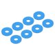 thumbnail image 1 of Guitarra Correa Cerraduras Correa Bloques Guitarra Azul Hebilla Arandela, para Guitarra Correa Botón, Paquete de 8, 1 of 5