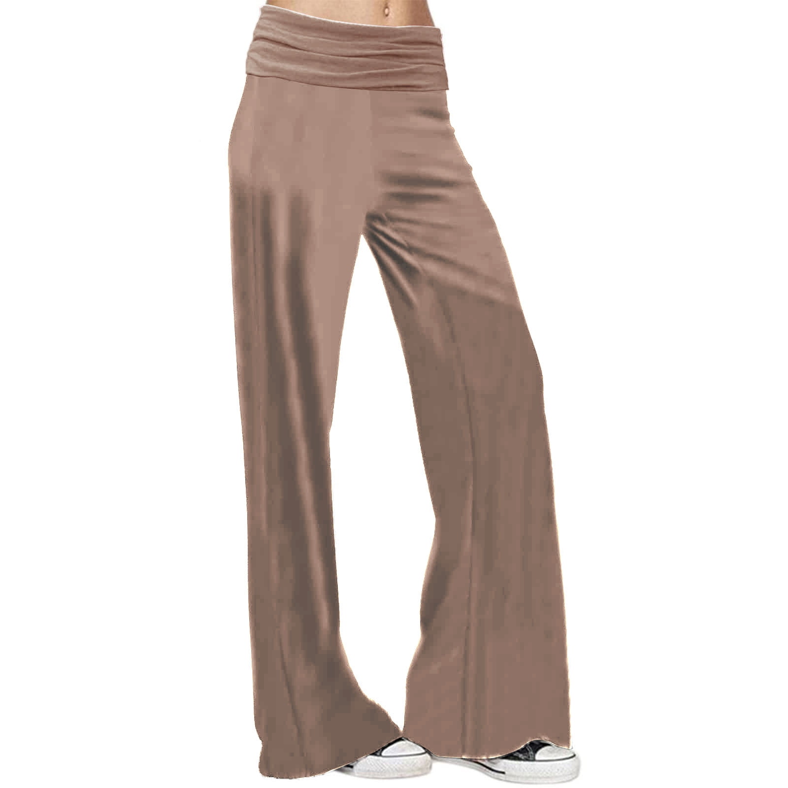 Pantalon De Pyjama Femme Taille Basse à Jambe Large - Léger, Respirant, Avec Cordon De Serrage - Pour Maison, Yoga, Détente