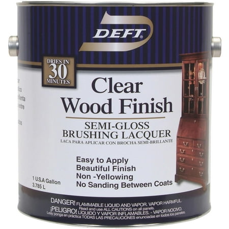 Deft Interior Lacquer, Clear Wood Finish