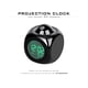 thumbnail image 2 of Reloj de proyección para techo de dormitorio - Mesita de noche Reloj despertador con proyector LED digital - 3,2 × 3,2 × 3,7 pulgadas (negro), 2 of 5
