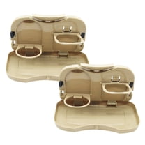 HEALEEP 2pcs Car Vehicle Back Seat Tray Car Tray Table Multi Functional Car Backseat Drink Tray