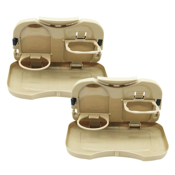 HEALEEP 2pcs Car Vehicle Back Seat Tray Car Tray Table Multi Functional Car Backseat Drink Tray