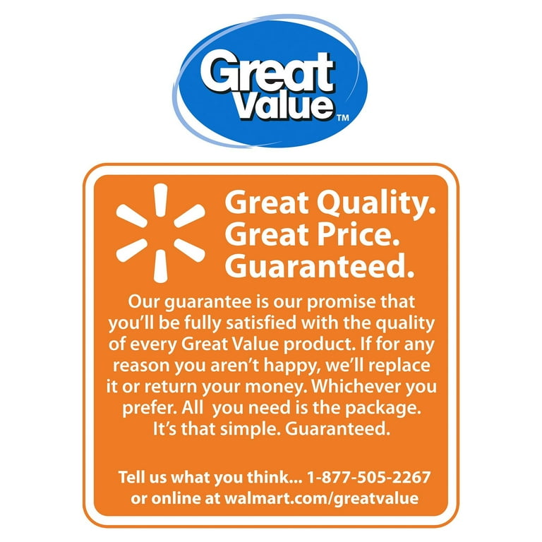 Great Value Everyday Disposable Foam Plates, 9 in, 150 CT