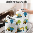 thumbnail image 5 of Cartoon Construction Vehicles Trees Bathroom Rugs Mat,Non Slip Microfiber Bathroom Rug,Rubber Backing,Soft Bathroom Mats for Bathroom Floor,Tub and Shower,17x27in(43x68cm), 5 of 5