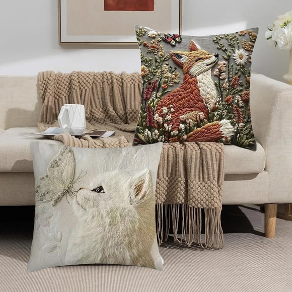 Juego de Almohadas con Animales Bonitos, Suaves y Cortos, para Sofá, Cama de Coche, Cojín Decorativo