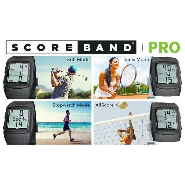 ScoreBand Play 4-Mode Digital Scorekeeping Sports Watch 