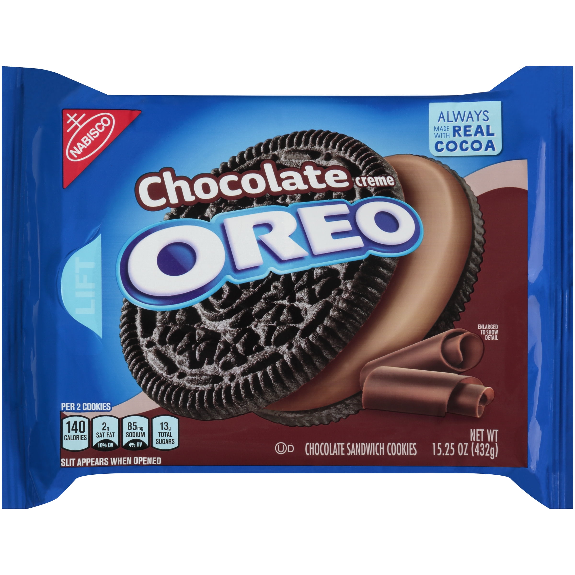 Buy OREO Chocolate Creme Chocolate Sandwich Cookies, 15.25 oz Online at ...