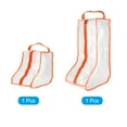 thumbnail image 3 of Uxcell Boots Storage Bag, Dust Proof Tall / Short Boots Carry Bags for Travel, Orange 2 Pack, 3 of 6