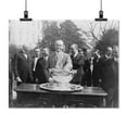 thumbnail image 2 of Print: President Coolidge Makes Tennis Draw At White House--Drawing For, 2 of 4