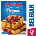 thumbnail image 5 of Krusteaz Light & Crispy Belgian Waffle Mix, 28-Ounce Box (Pack of 2), 5 of 8