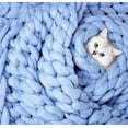 thumbnail image 2 of Handmade Knitted Throw Blanket For Sofa, 2 of 3