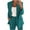 Blue 1, variant on Blazer Sets Women 2 Piece Outfits Business Casual Outfits 2025 Dressy Casual Pant Suits Plus Size Wide Pants Suit Set