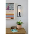 thumbnail image 3 of Galloway Collection One-Light 18" Matte Black Modern Farmhouse Wall Bracket with Distressed White Accents, 3 of 9