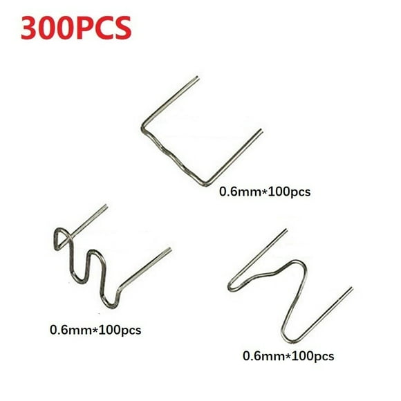 300Pcs 0.6/0.8Mm Hot Stapler Staples For Plastic Welder/Car Bumper Repair Kit