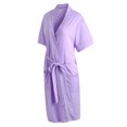 thumbnail image 2 of Richie House Kimono Robe Women's Short Sleeve Cotton Bathrobe Party Dressing Gown Sleepwear RHW2753-N-XL, 2 of 3