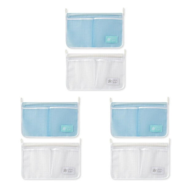 Inteprter Bolsa de malla para almacenamiento de refrigerador, organizador colgante, estante de congelador montado en la pared, herramienta de limpieza de Type1 NO1 Inteprter CBP162760