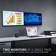 ViewSonic Dual Pack Head-Only 1080p Monitors VA2256-MHD_H2, HDMI DisplayPort and VGA