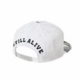 thumbnail image 3 of WITHMOONS Snapback Hat Zebra Paper Fold Patch Geometry Pattern Flat Brim Cotton Baseball Cap TR2936 (White), 3 of 4