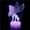 Unicorn-3, variant on YSTIAN 3D Optical Illusion Unicorn Lamp Led Night Light for Girls 16 Colors Changing Table Lamps Unicorn Gifts Birthday Christmas Decoración De Dormitorio De Luz De Noche Led