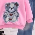 thumbnail image 5 of YEPGAR Infant Girls Suits Long Sleeve Printed Top Casual Pants Matching Outfit Autumn Cute Style Toddler Daily Sweatsuit (Hot Pink, 4-5 Years), 5 of 5