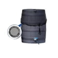 thumbnail image 3 of 2 Pcs Rain Barrel Net, Adjustable Bucket Net with Drawstring to Keep Out Dust, Leaves and Mosquitoes, Diameter 80cm., 3 of 5