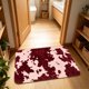 thumbnail image 4 of Alfombra de Baño con Estampado de Vaca – Alfombra Suave, Absorbente, Antideslizante y Peluda, Lavable a Máquina, Ideal para La Entrada Del Cuarto de Lavado y La Decoración Del Piso Interior., 4 of 7