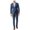 Blue - medblue, variant on Penguin Mens Blue Plaid Two Button Formal Suit, Blue, 40 Short / 33W x 30L