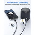 thumbnail image 4 of Cable auxiliar MORELECS USB-C a 3,5 mm de 1 m compatible con iPhone 15, 4 of 7