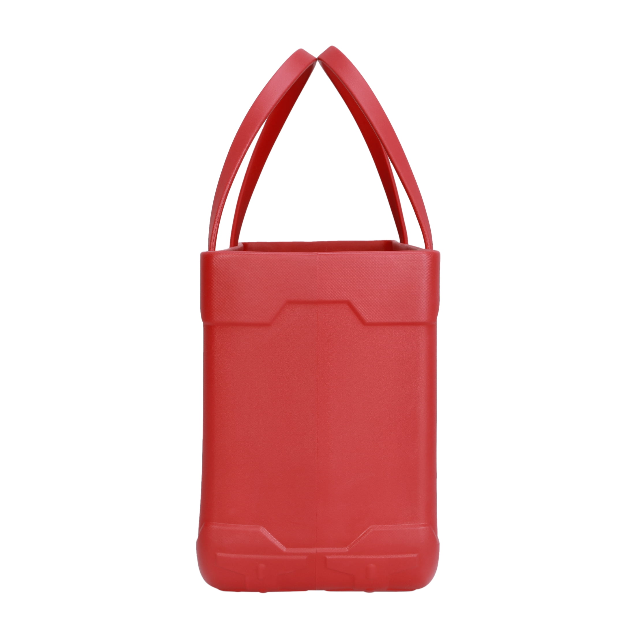 Mainstays Large All Purpose Flex Laundry Tote, Red Sedona, 18 in W x 8.75 in D x 13 in H