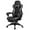 Grey, variant on Gymax Office Computer Desk Chair Gaming Chair Adjustable Swivel w/Footrest Pink
