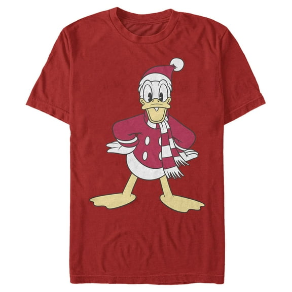 Men's Mickey & Friends Christmas Donald Duck  Graphic T-Shirt