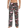 thumbnail image 2 of Lsque Various Languages Mother Print Men's Pajama Pants, Lounge Pant - Comfortable Home Wear,Elastic Waistband, Stylish Design-X-Large, 2 of 9