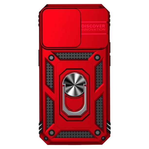 Estuche GANGXUN para iPhone 14 Pro, soporte giratorio 360°, estilo mecánico y magnético
