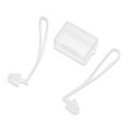 thumbnail image 1 of Tapones para nadar Unique Bargains 1 par con cordón, protección impermeable para los oídos, color blanco, 1 of 5