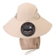 thumbnail image 1 of Sombrero De Ala Ancha Para El Sol, Sombrero De Pesca, Ventilador Ligero Y Desmontable, Color Caqui, Silencioso Con Capa Para Actividades Al Aire Libre, 1 of 7