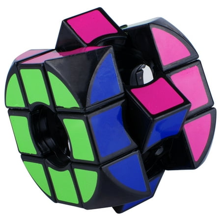 Peralng Speed Rubik Cube, Black Base Magic Rubik colorful Puzzles Educational Special Toys Brain Teaser Gift Box, 3x4 Stickerless Develop Brain And Logic Thinking Ability Best