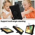 thumbnail image 7 of Allytech Galaxy Tab A7 Lite 8.7 Case 2021 SM-T220 T225, Soft EVA  Case for Kids Rotating Stand Handle Heavy Duty Protective Shockproof Kids Friendly Case Cover for Samsung Galaxy A7 Lite 8.7"-Black, 7 of 7