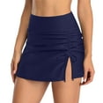 thumbnail image 2 of Women Swim Shorts High Waisted Bathing Suit Bottoms Tummy Control Swim Boyshorts Full Coverage Boardshort, 2 of 7