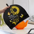 thumbnail image 3 of HELLHERO Sunflower Quote Pattern 1Pcs Keep Warm Tea Cozy Easy to Clean Keep Warm Teapot Dust Cover, 3 of 6