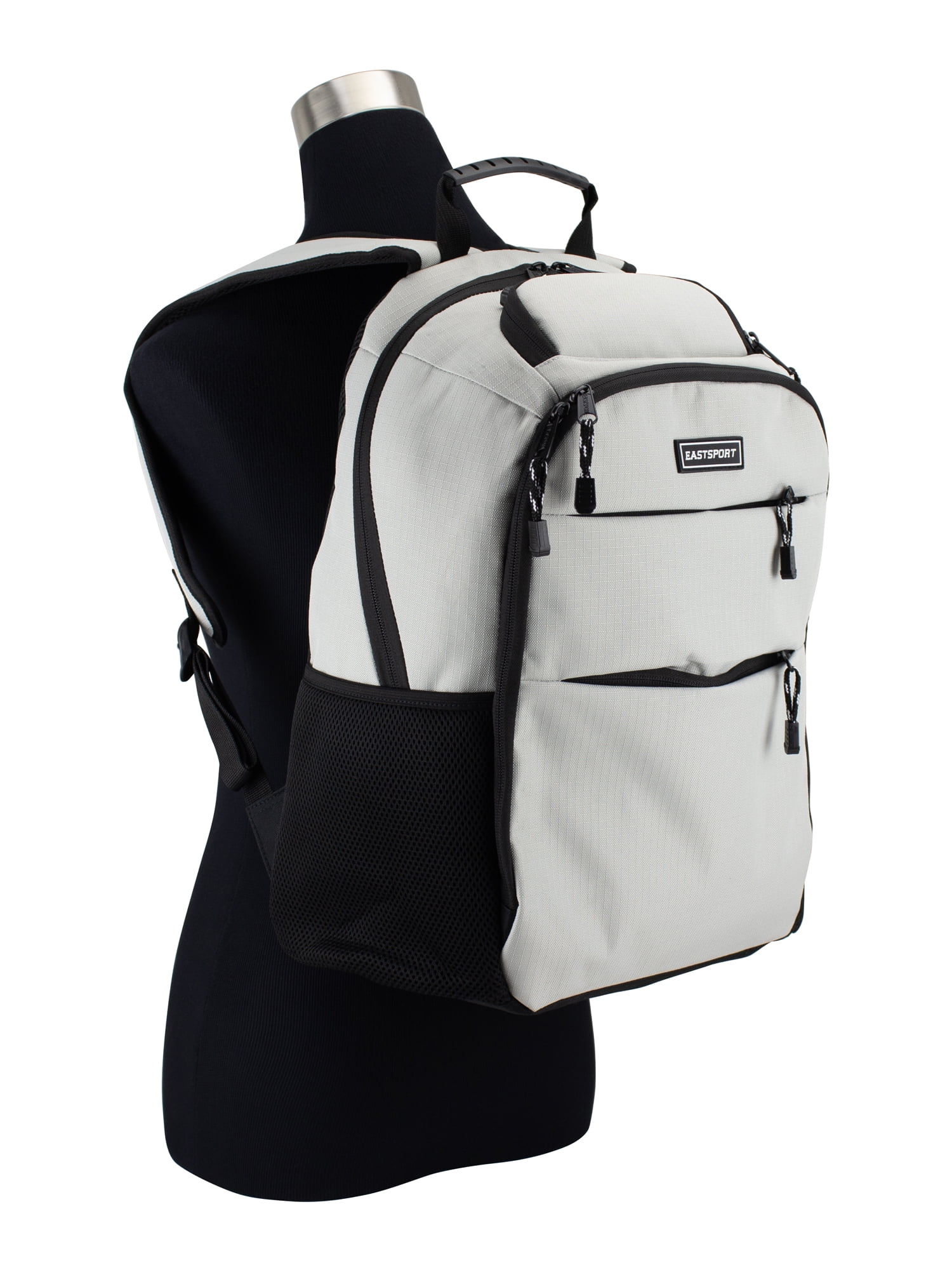 Eastsport Unisex 17" Platinum Lifestyle Dome Backpack, Light Khaki